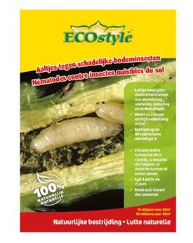 Nématodes contre insectes nuisibles du sol 10 mil. / 60 m² Ecostyle BIO