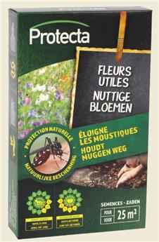 Fleurs utiles - Eloigne les Moustiques 25  m² ( Protecta  )