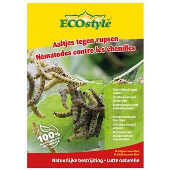 Nématodes contre les chenilles 10 mil. / 60 m² Ecostyle BIO