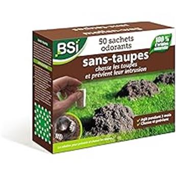 BSI Répulsif chasse les taupes 50 sachets